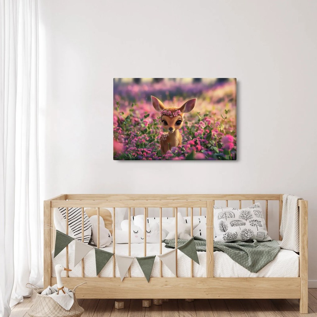 Kép - Aranyos őzike (90x60 cm)
