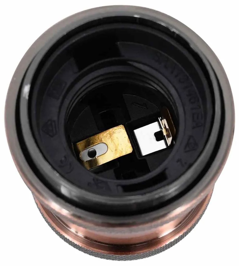 2 db vörös bronz lámpatartók E27