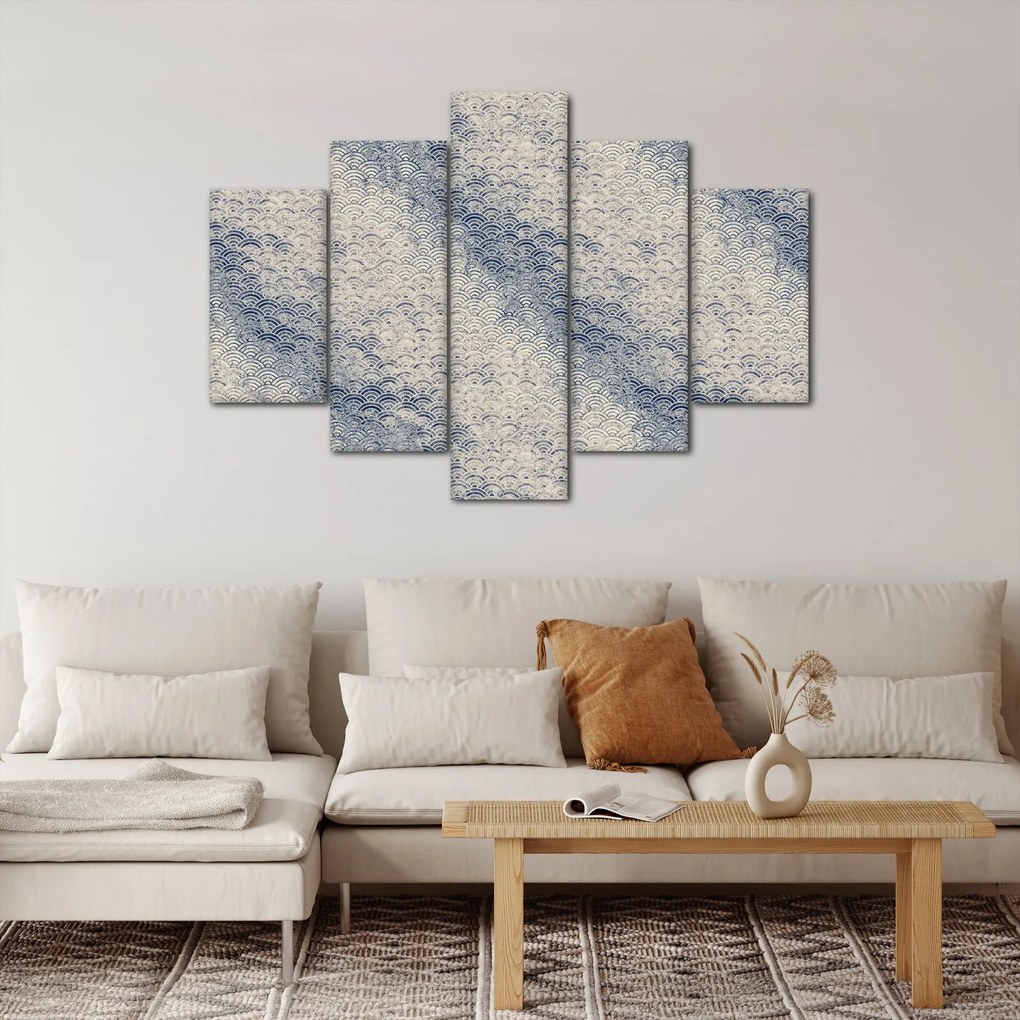 Kép - Hullámminta (150x105 cm)
