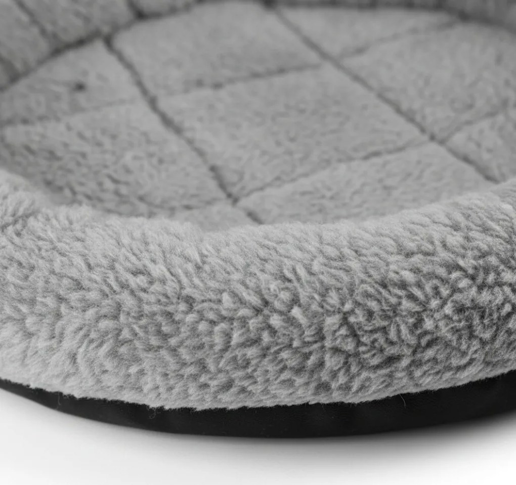 Waffle kerek cicafekhely, szürke