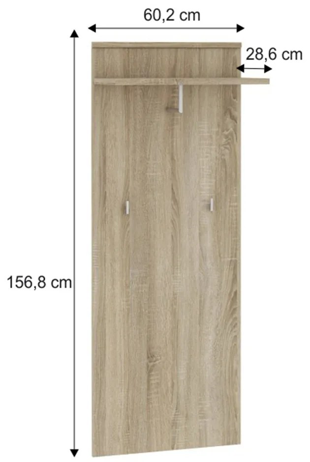 Ruhaakasztós panel Margus Typ D. 788862