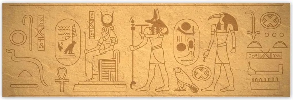 Poszterek 200x66 Egyiptomi hieroglifák