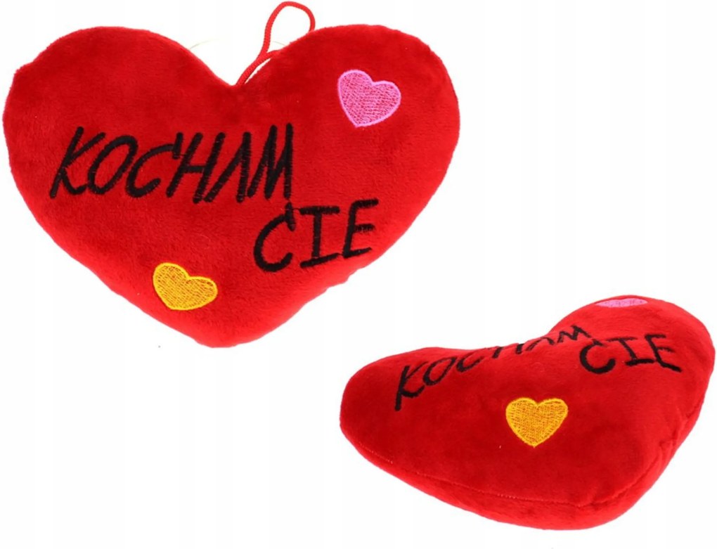 Szív plüss párna Szeretlek felirattal Valentin napi ajándék