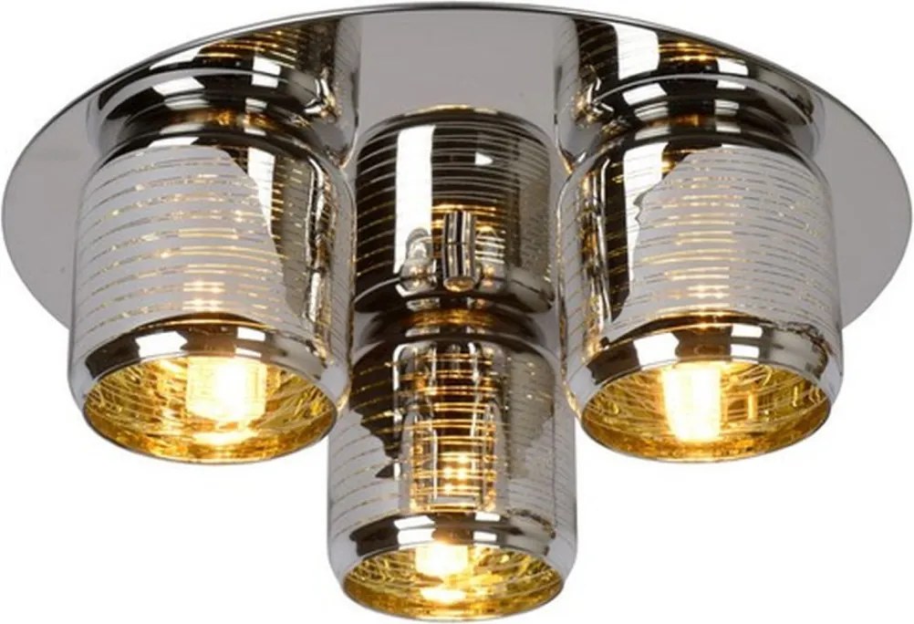 LUCIDE 70184-03-11 ERYN Glamour Mennyezeti Lámpa Ezüst, Arany G9 IP20