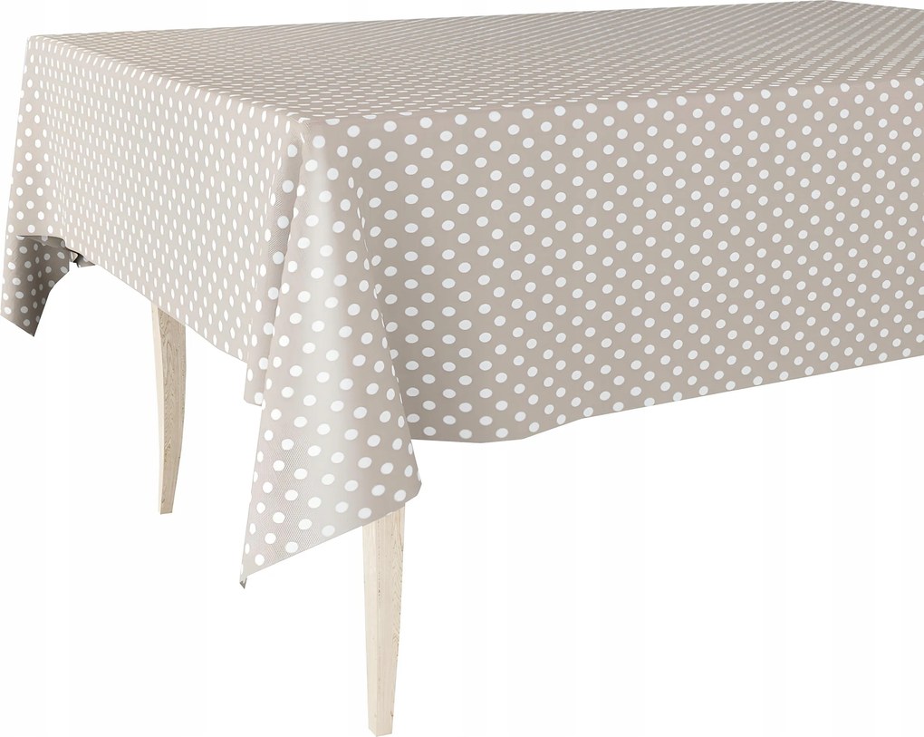 Cerata Vastag Abrosz Bézs Pöttyös Különböző Mintákkal 140x150