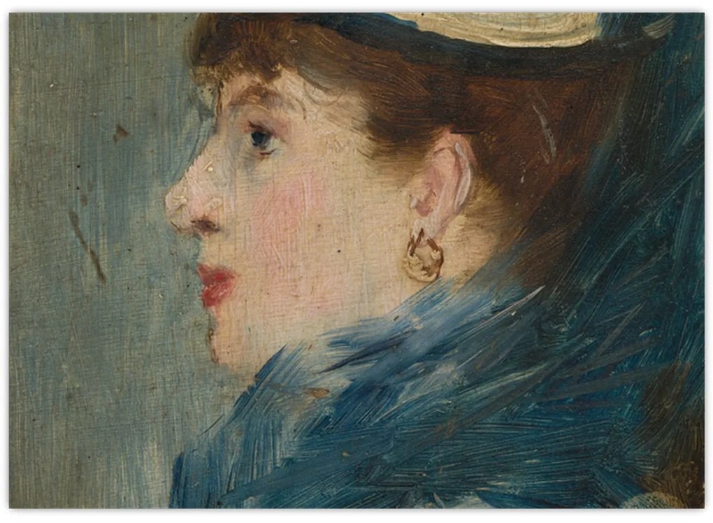 Üveg kép - Edouard Manet, Portrait of a Lady, reprodukciók (70x50 cm)