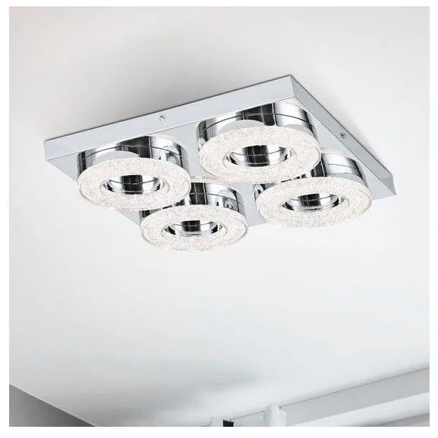Eglo 95664 - FRADELO LED mennyezeti lámpa 4x4W 230V 95664