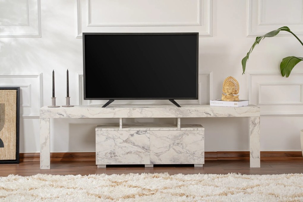 TV szekrény Enclave - Fressia Marble