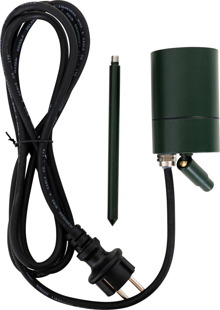 Spike spot sötétzöld állítható IP44 - Solo