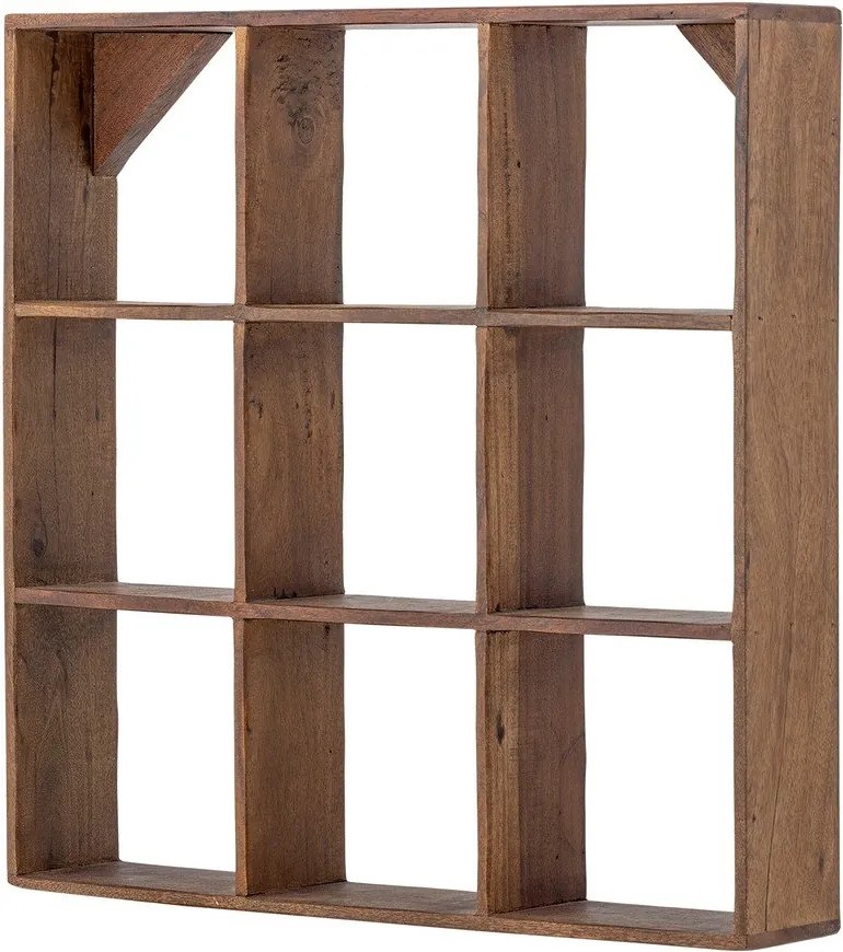 Natúr színű többszintes újrahasznosított fa fali polc 53 cm Tilo – Bloomingville