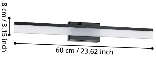 Eglo 900845 - LED Fürdőszobai fali lámpa PALMITAL LED/11W/230V IP44
