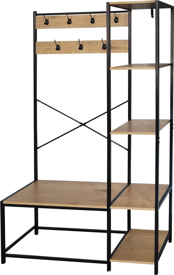 Fogas, fekete/tölgy, BERDY