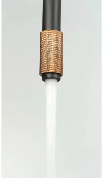 Deante BCA_B64M - Mosogató csaptelep ASTER fekete/sárgaréz