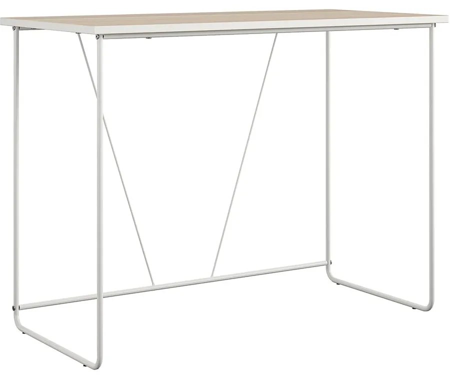 Íróasztal kőrisfa dekoros asztallappal 49x99 cm Dante – Støraa