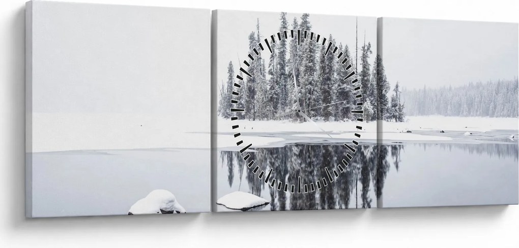Kép - Fehér volt (órával) (90x30 cm)