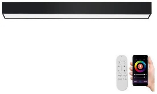 Immax NEO 07255L - LUNGO 20W/230V Wi-Fi LED dimm. lámpa fekete + DO