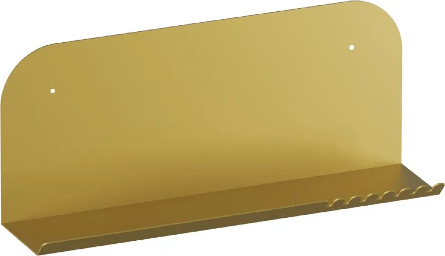 Long fali polc, arany, 55 cm
