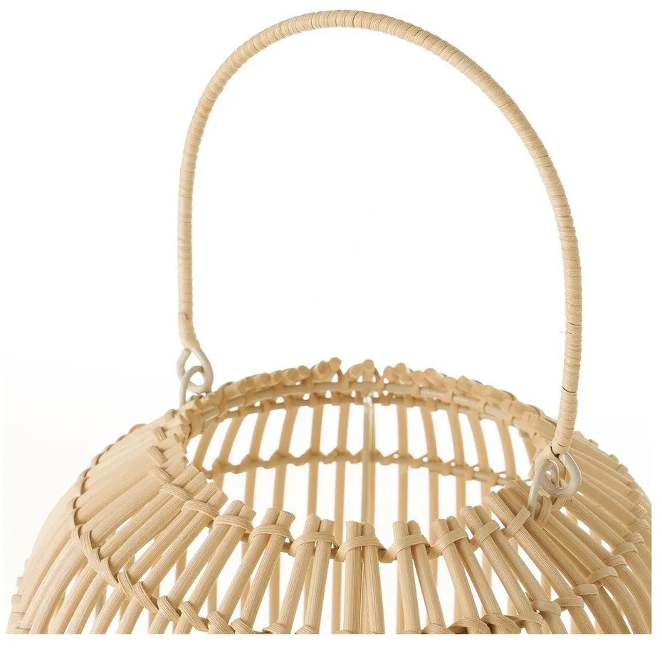 Natúr színű rattan asztali lámpa rattan búrával (magasság 30,5 cm) Natural Way – Casa Selección
