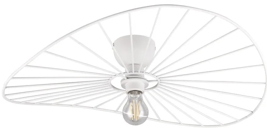 Fehér mennyezeti lámpa ø 60 cm Chapeau – Reality