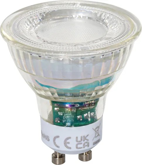 5 darabos GU10 50mm szabályozható átlátszó LED izzó készlet 2,5W 450 lm 3000K