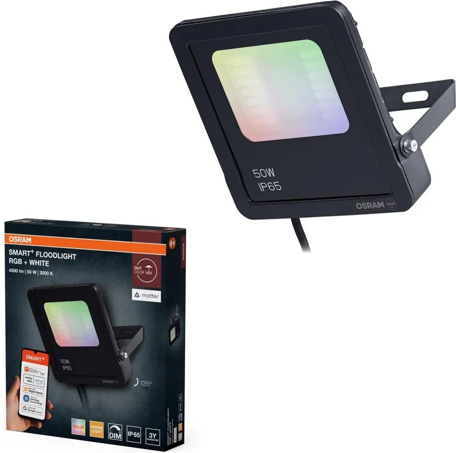 Osram - LED RGBW Dimmelhető reflektor SMART+ FLOODLIGHT LED/50W/230V IP65 Wi-Fi