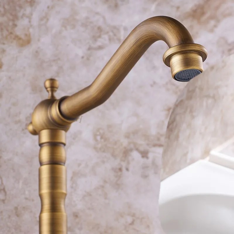 Konyhai Fürdőszobai csaptelep Rea Rustico antique gold