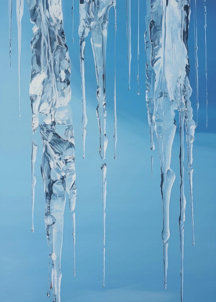 Poszter 25x35cm Kristály jégcsapok