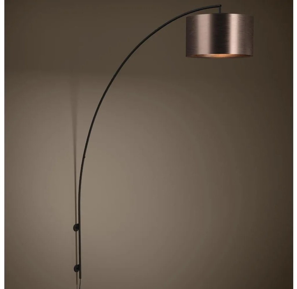 Eglo 390407 - Fali lámpa SAGANTO 1xE27/40W/230V réz