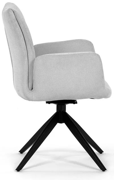 Étkezőszék fehér szövettel. HC-993 WT2