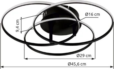GLOBO 67355-40 KOMBOS Modern LED Mennyezeti Lámpa IP20