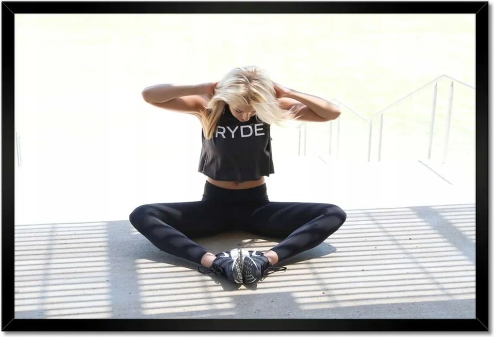 Poszterek keretben 60x40 Edzőterem Edzés Teljesítmény