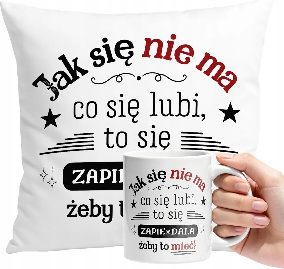 Bögre Szett Ajándék Párna, Ha Nincs Mit Szeretni Ajándék Szöveg