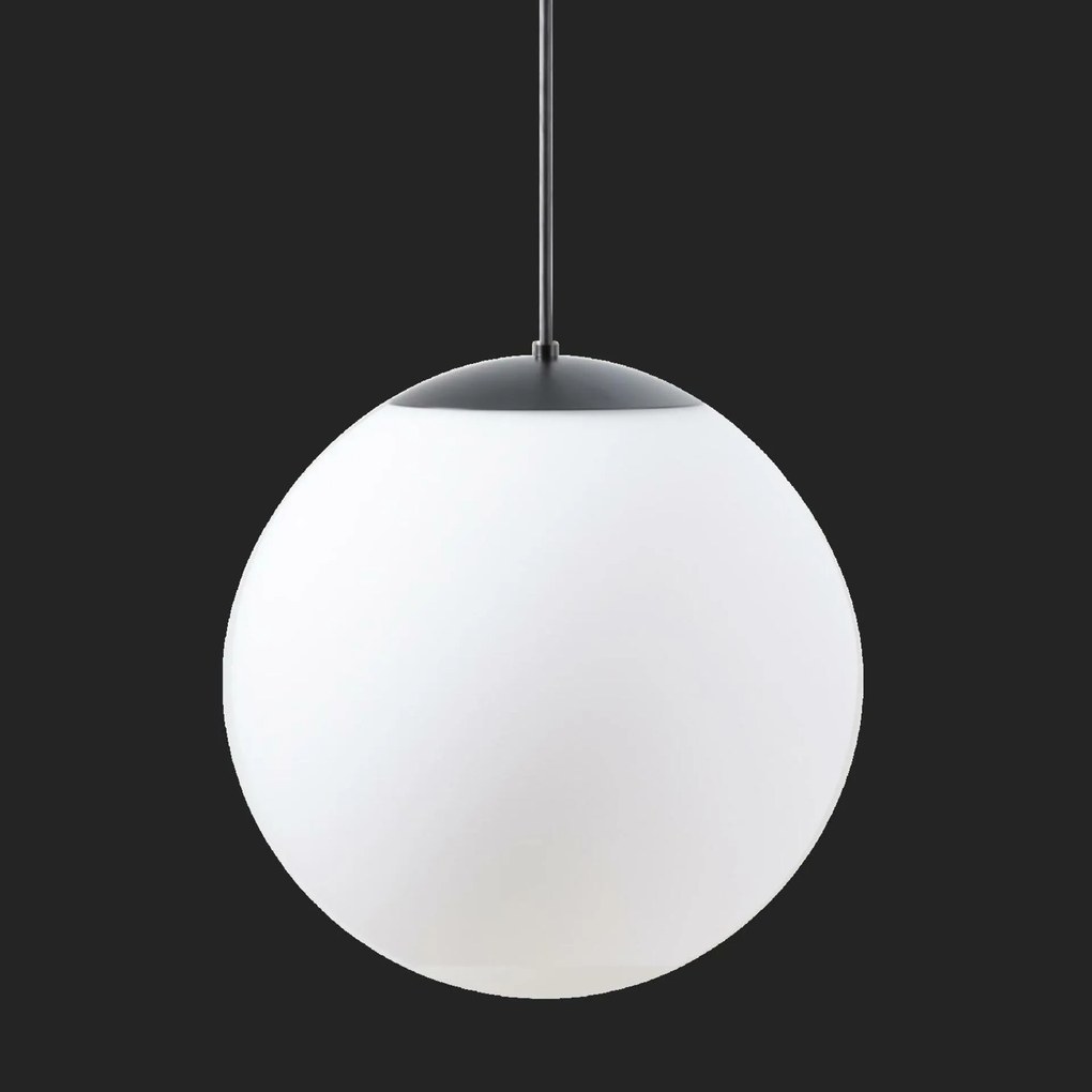 Osmont 62222 Adria S4 Hp függesztett üveglámpa fekete/fehér IP40 3000 K