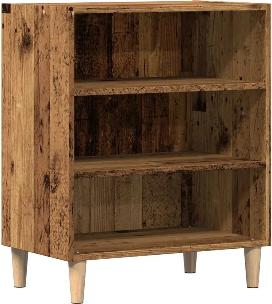 vidaXL antik fa színű szerelt fa tálalószekrény 57 x 35 x 75 cm