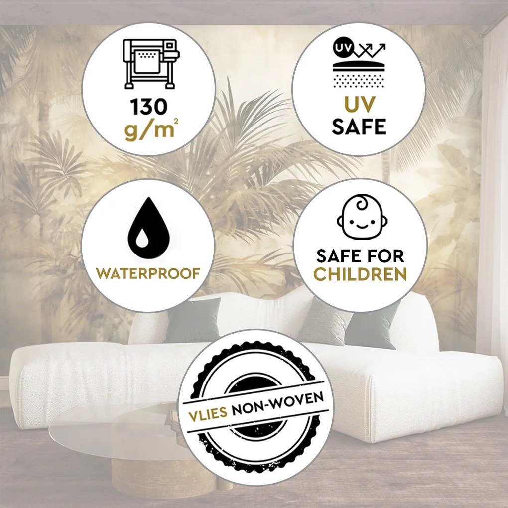 Gario Fotótapéta Növények a trópusi erdőben Anyag: Vlies, Méret: 350 x 245 cm