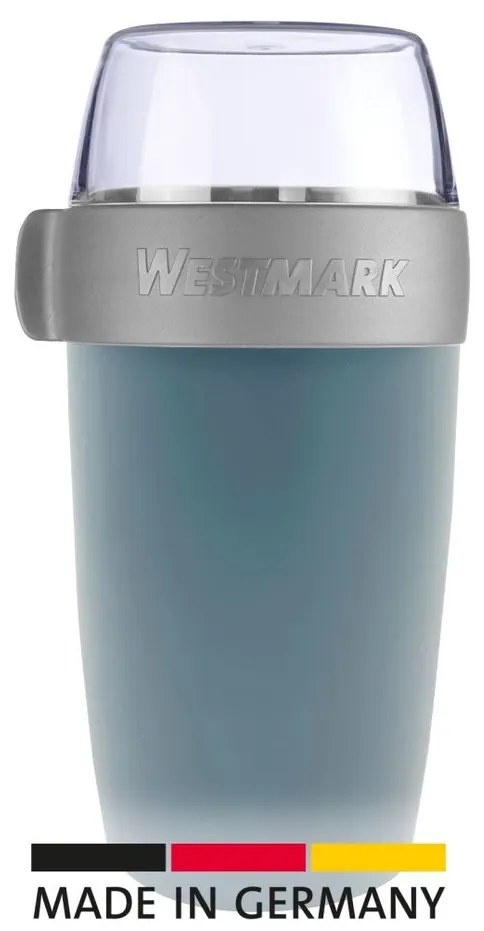 Westmark kétrészes uzsonnás doboz, 700 ml, kék