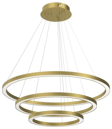 LED Csillár zsinóron GALAXIA LED/85W/230V arany