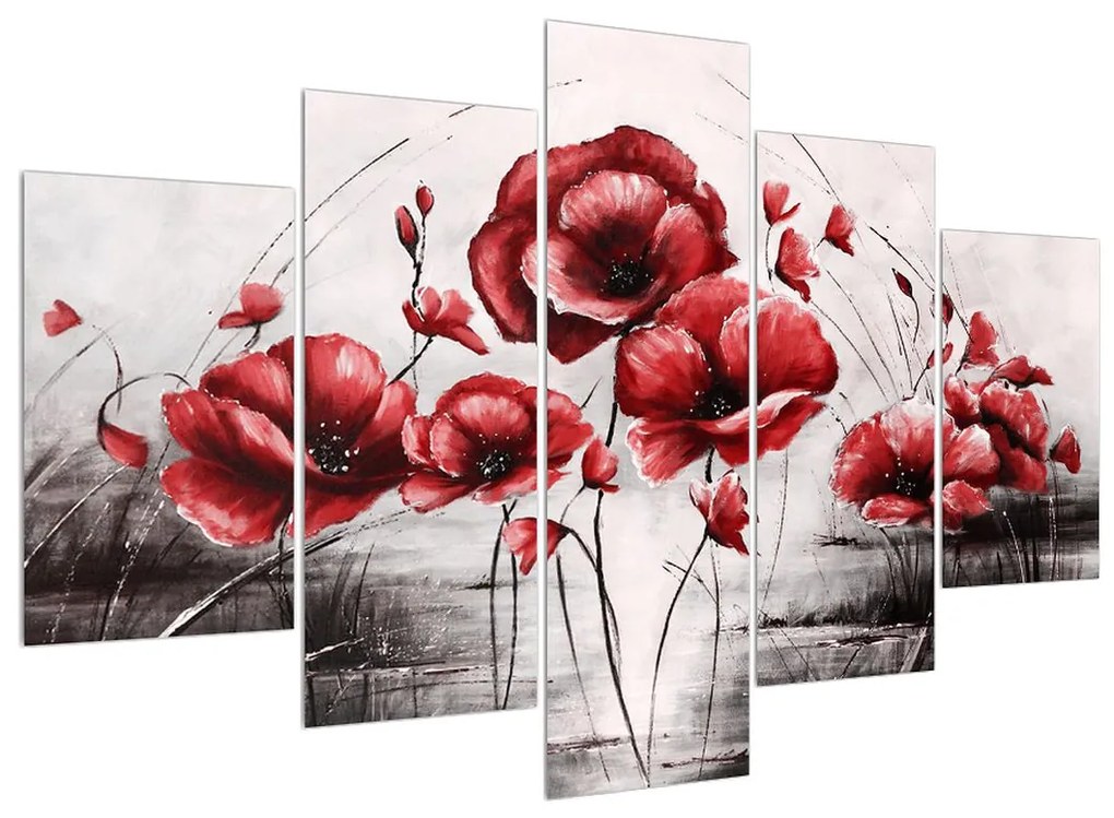 Pipacsok képe (150x105 cm)