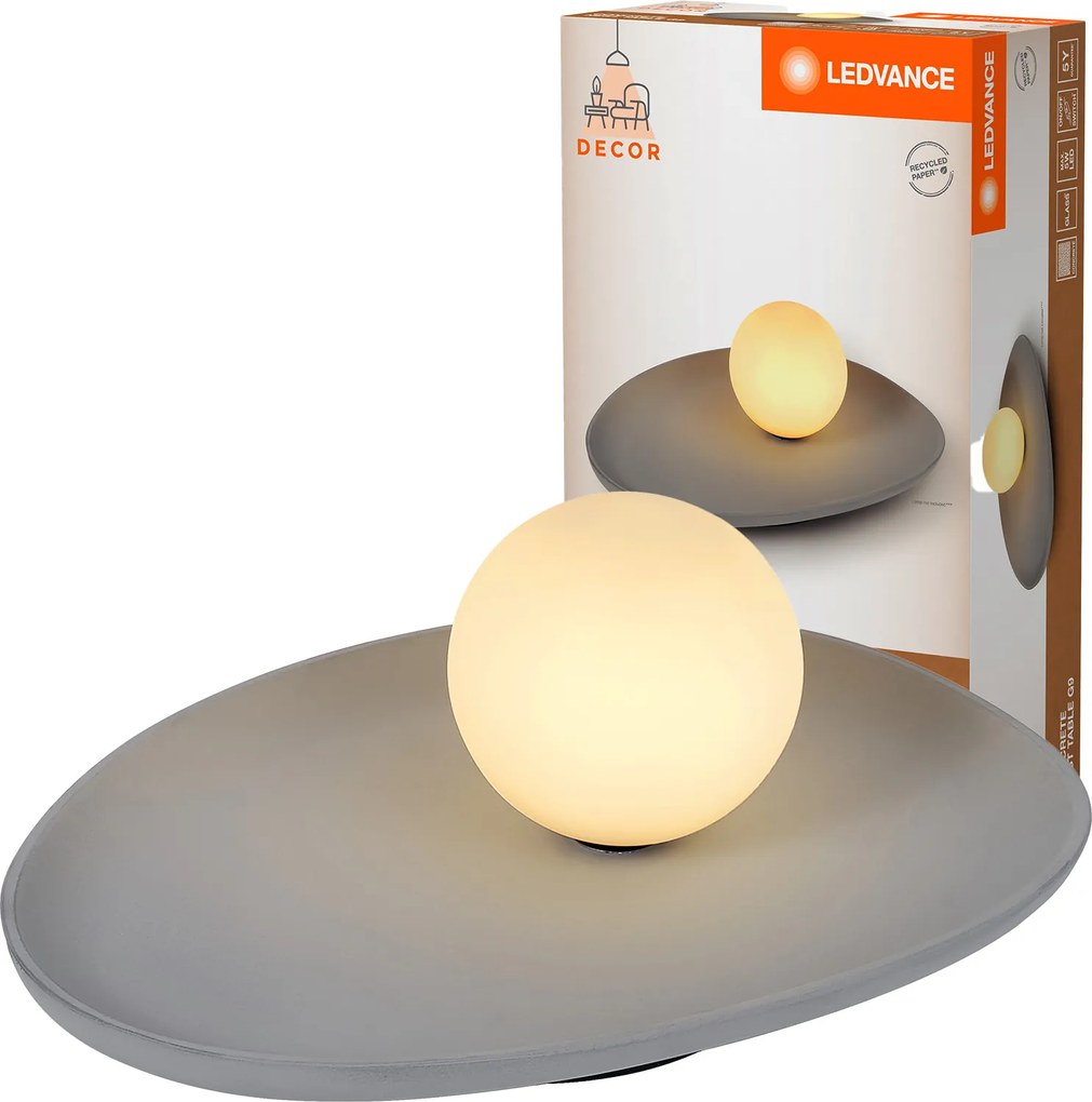 Asztali lámpa Asztali lámpatest Álló Dekoratív G9 Szürke Usb-c Dekor