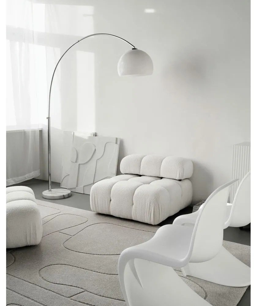 Világosszürke gyapjú szőnyeg 160x230 cm Morphic – Agnella