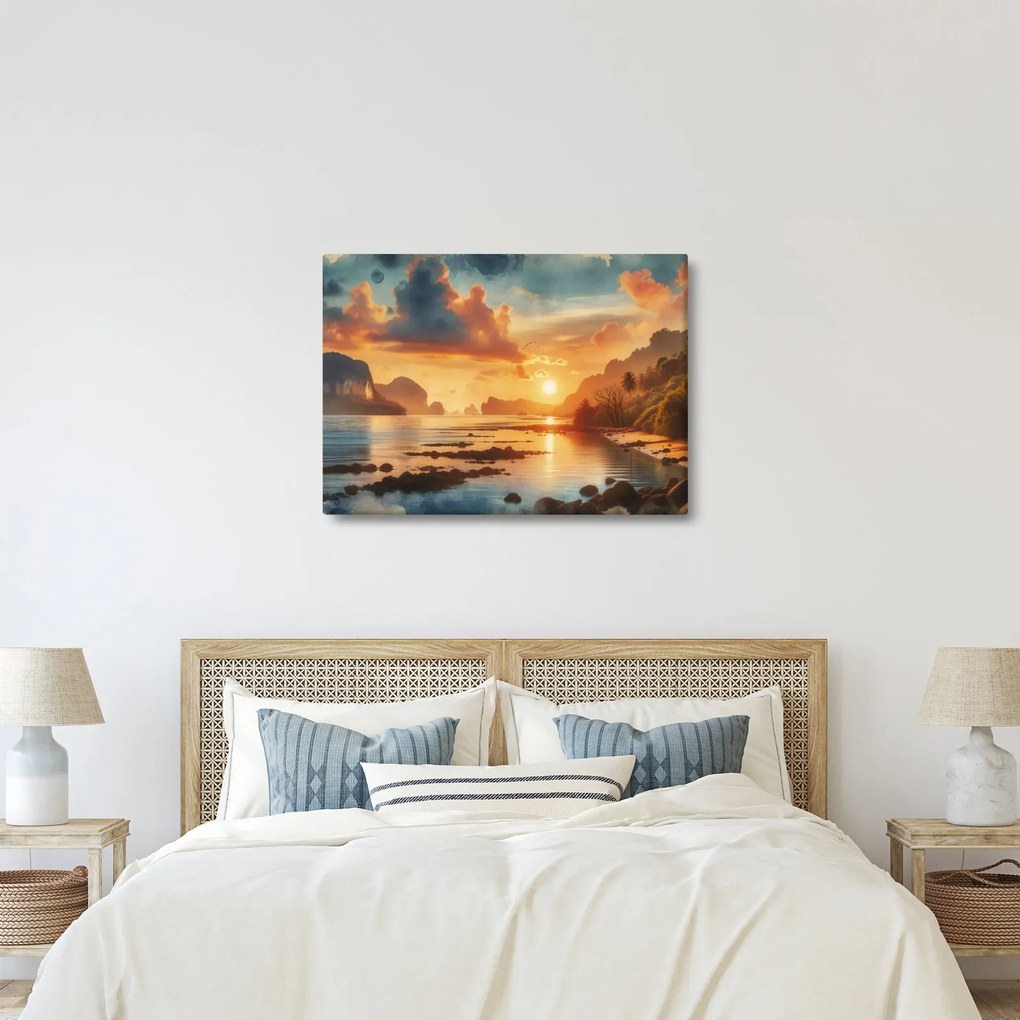 Kép - Kilátás a partról (70x50 cm)
