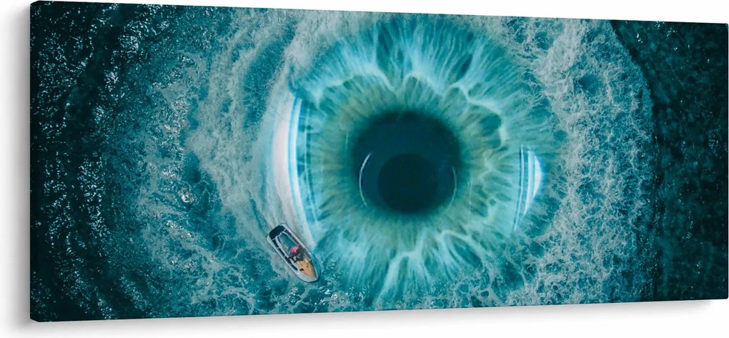 Tenger hajóval képe (120x50 cm)