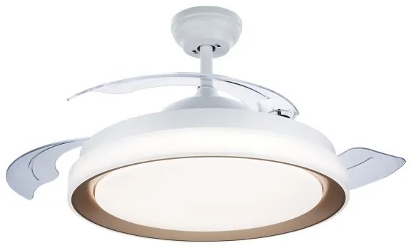 Philips-LED Mennyezeti lámpa ventilátorral LED/35W/230V 5500/4000/2700K+RC arany