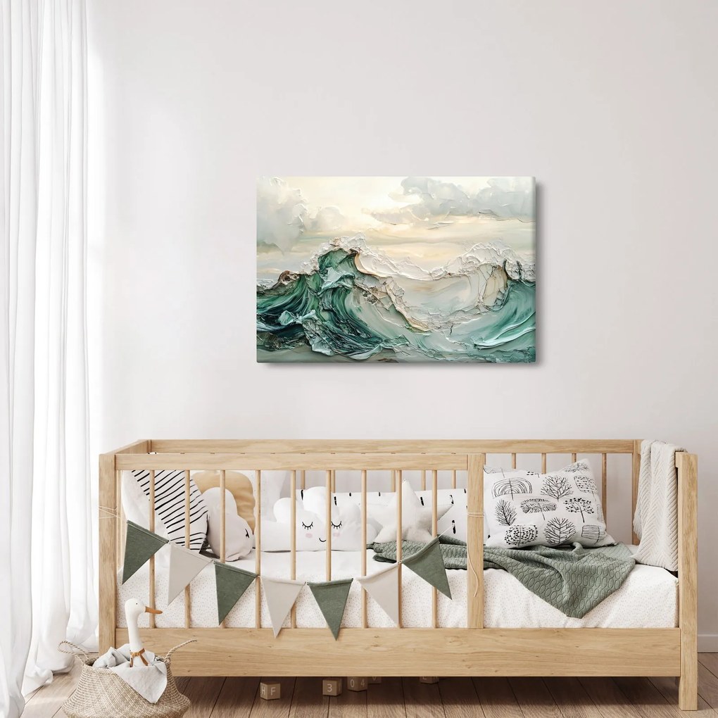 Kép - 3D tengeri absztrakció (90x60 cm)
