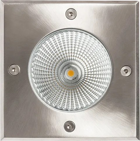 RENDL RIZZ SQ 125 rozsdamentes acél 230V LED 7W 41° IP67 3000K