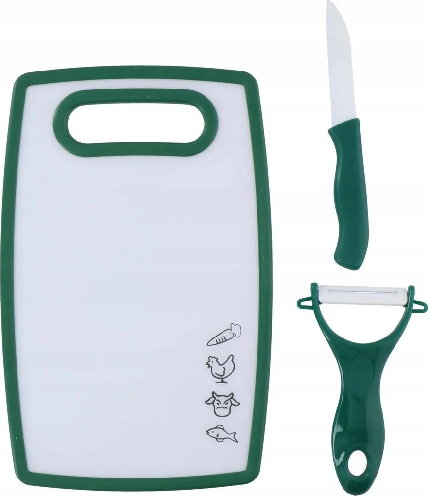 Vágódeszka Alpina 25x16cm műanyag 3 db választható szín