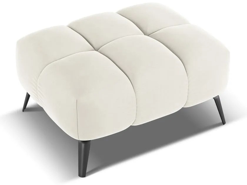 Fehér bársony lábtartó Nalu – Makamii