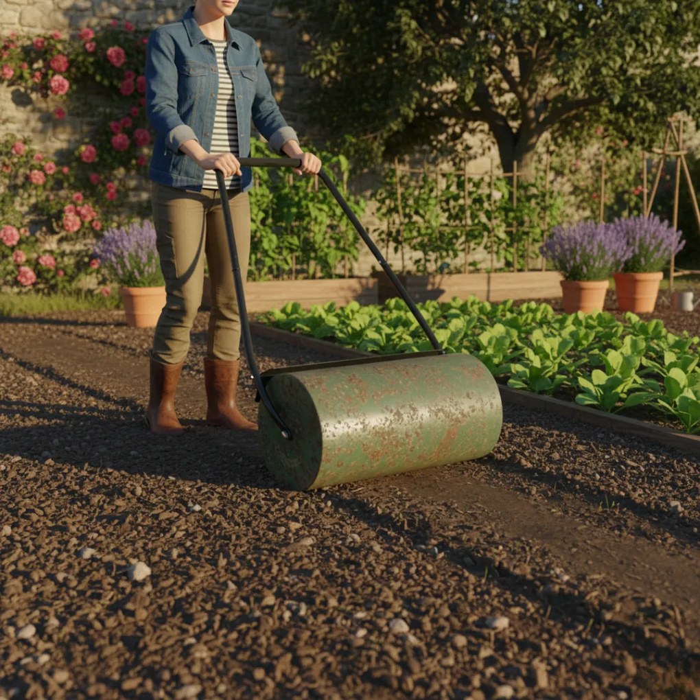 FARMER fűhengerező, 57cm, zöld Jurhan