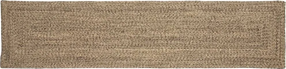 vidaXL Területszőnyegek Természetes és fekete 60 x 250 cm Juta