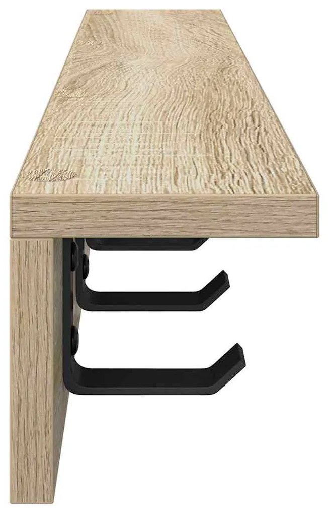 Fali Kabáthorog sonoma tölgy 60 x 10.5 x 10.5 cm Faanyag